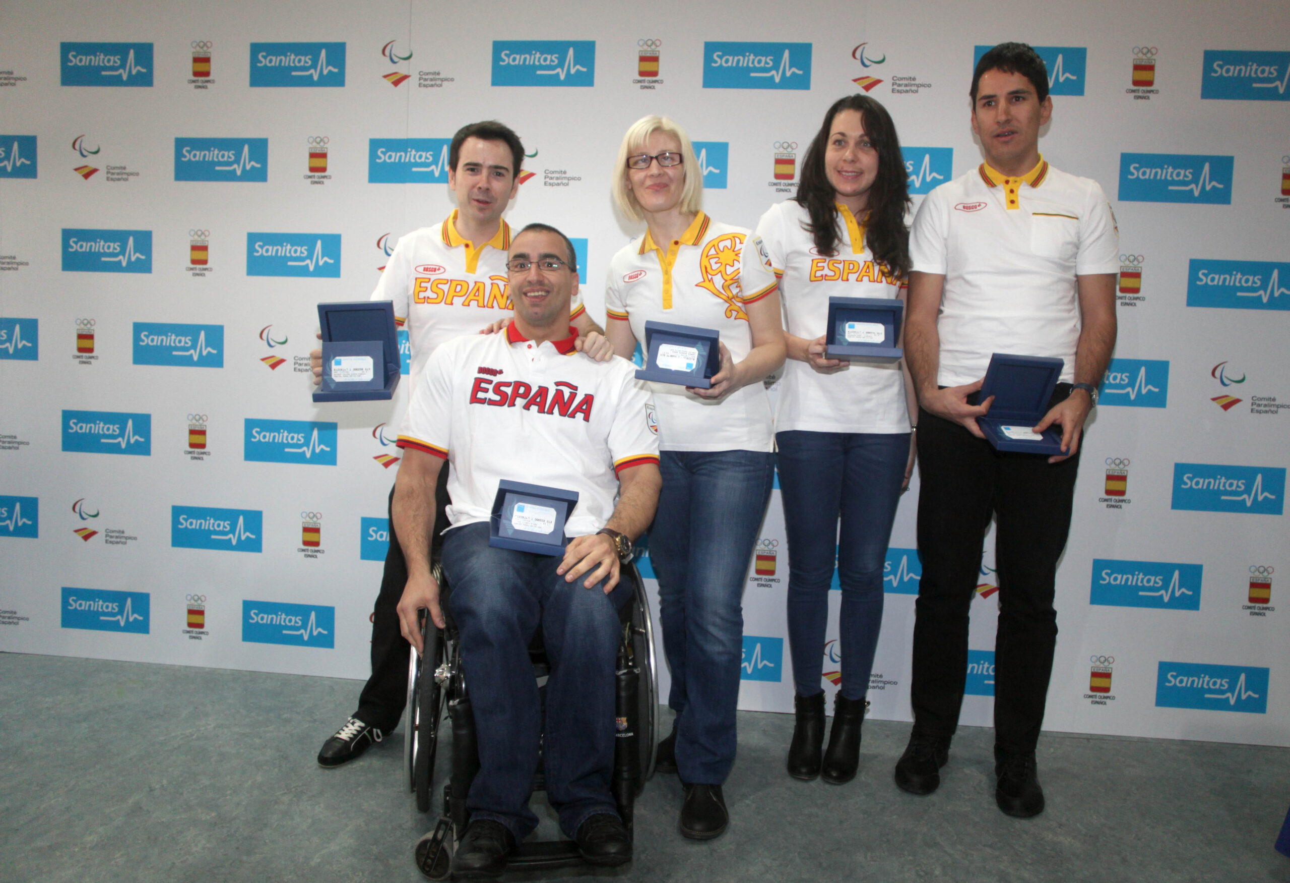 Miembros del Equipo paralímpico Español