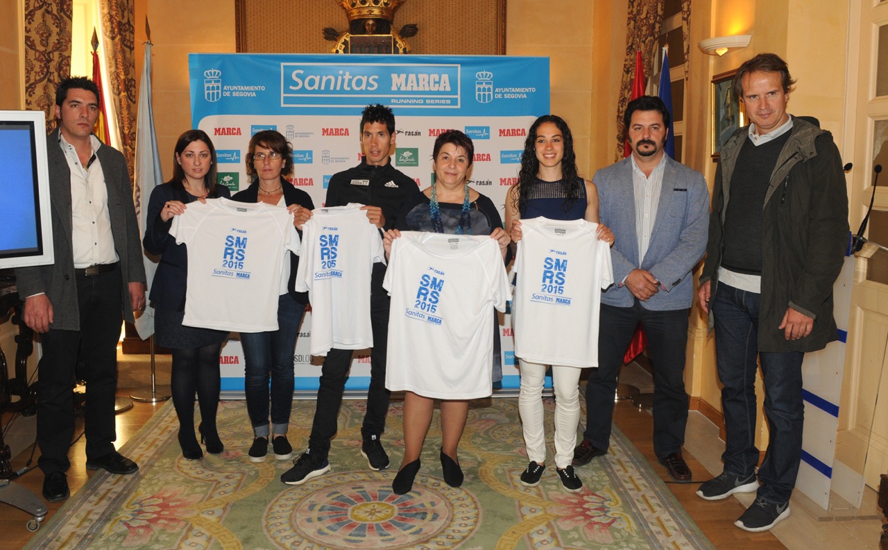 Presentación de las Sanitas Marca Running Series en Segovia