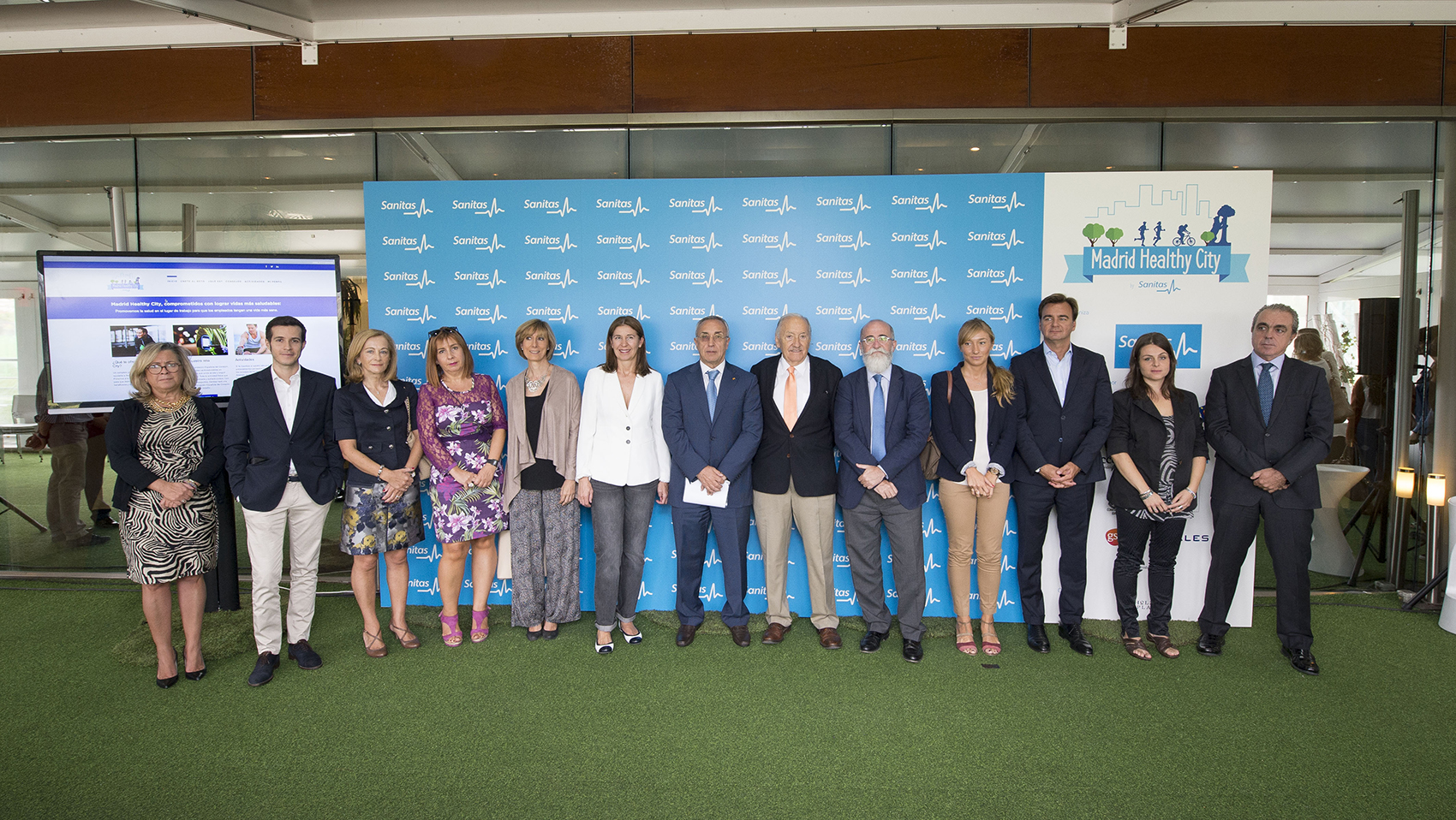 Representantes de todas las empresas participantes en Madrid Healthy City